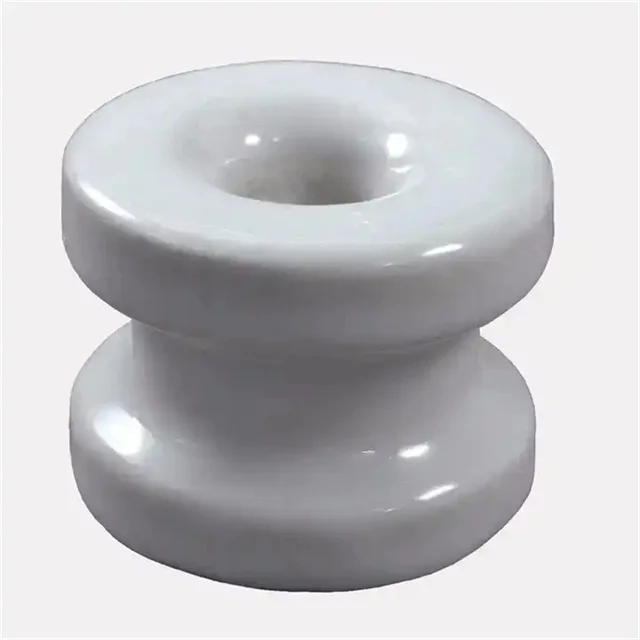 Poteau d'angle de clôture électrique en porcelaine, isolant en céramique, poteau en bois, clôture él