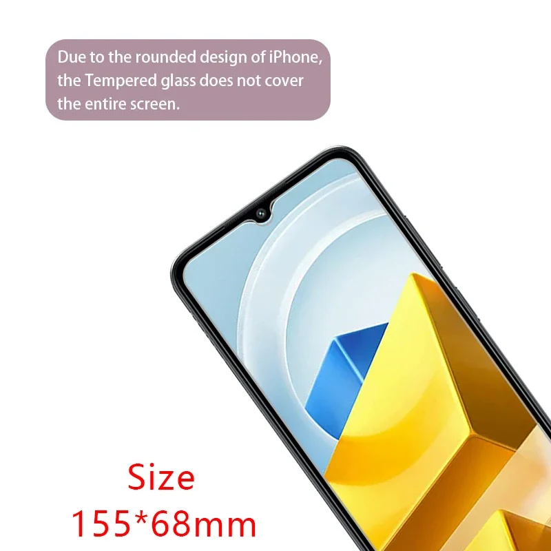 واقي شاشة من الزجاج المقسى لهاتف شاومي بوكو m5 على pocom5 m 5 5m 4g 5g فيلم الهاتف glas xiomi xaomi xiami poc pco