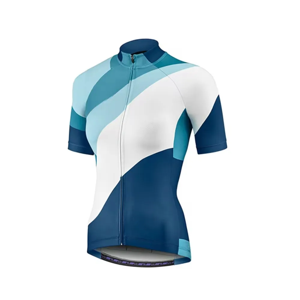 

Best Seller Sale Cycling Women's Short Sleeve Jerseys Pro Team Bicycle Lightweight Clothing Bicycle Riding Tops Full Zip
