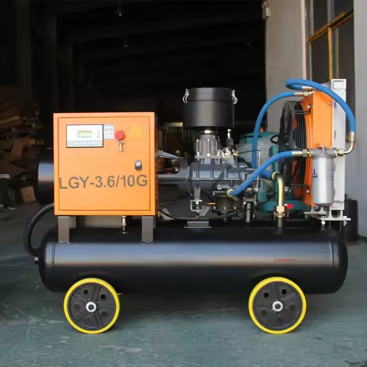 Compressor de parafuso LGY de alto desempenho |   Pressão portátil e 30MPa