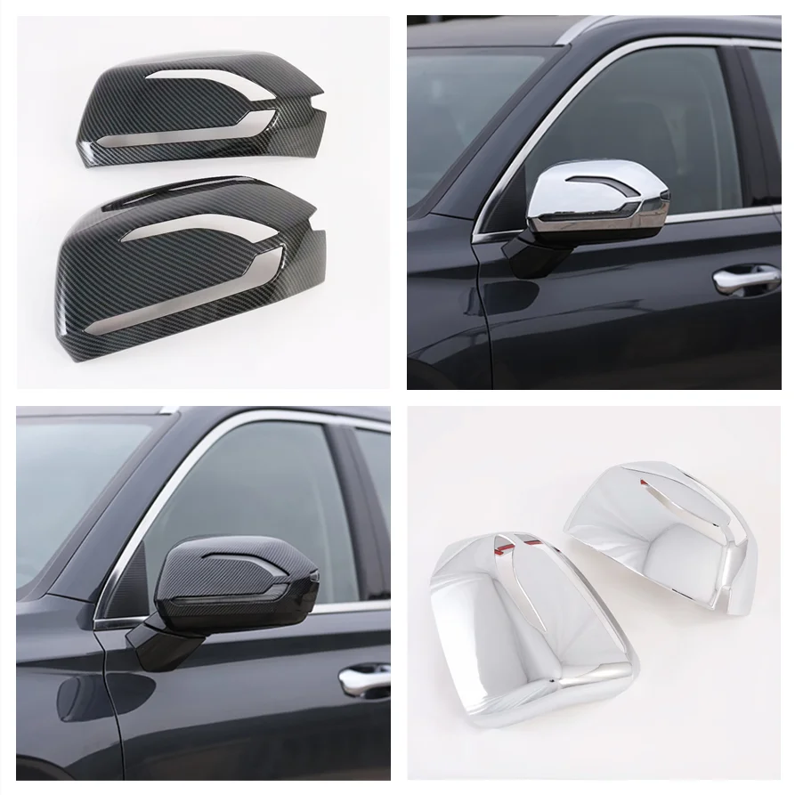 

For Hyundai Palisade 2022 2023 Accessories Side Door Rearview Turning Mirror Cover Frame Decoration Cover Trim Car Styling