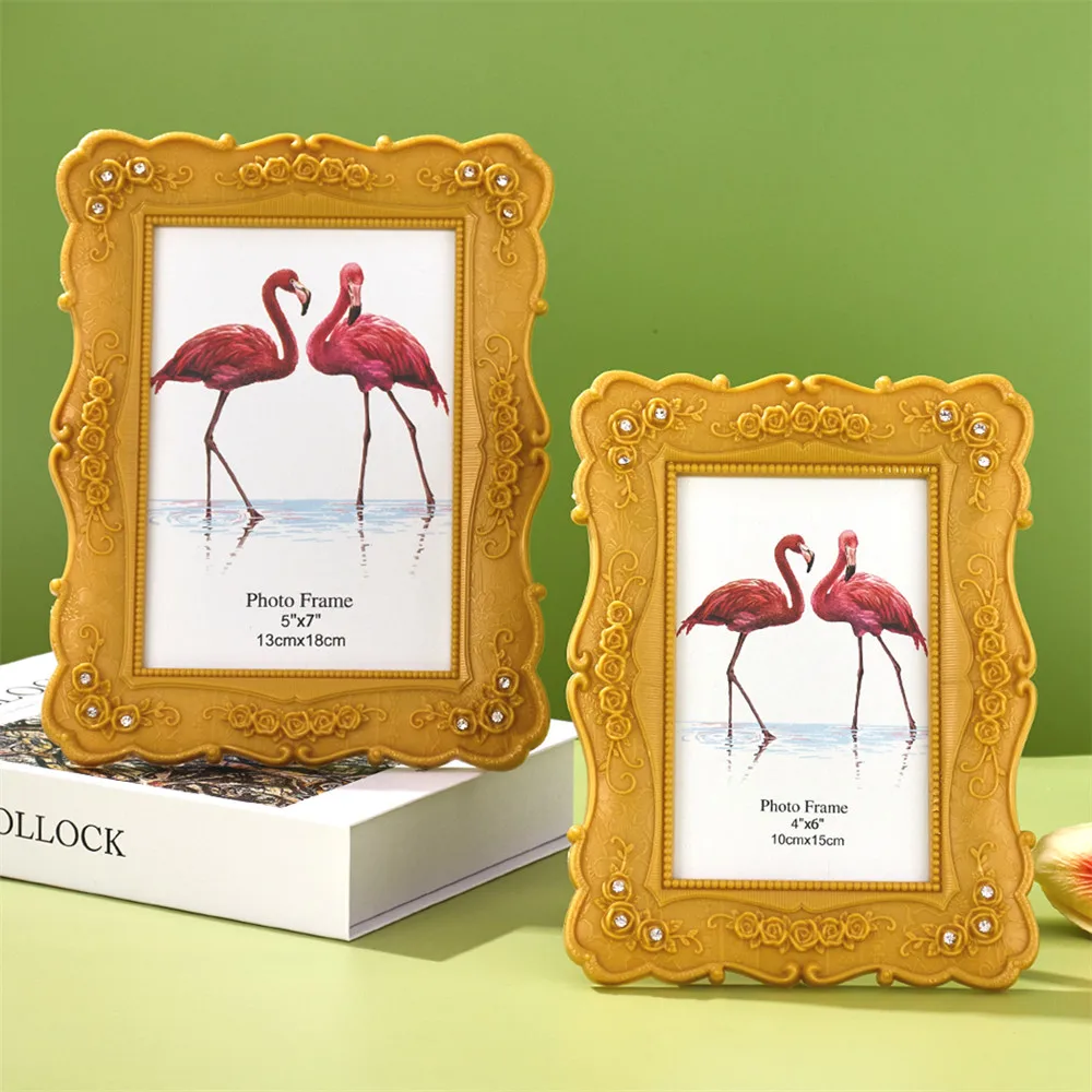 

Creative retro photo frame modern home desktop decoration gift baby room photo frame European style home decoration photo frame