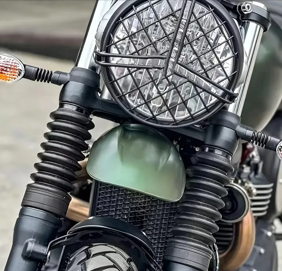 Motorcycle High Low Front Fender Mud Flap Splash Guard Protector Compatible With Triumph Scrambler 900 2019-2025