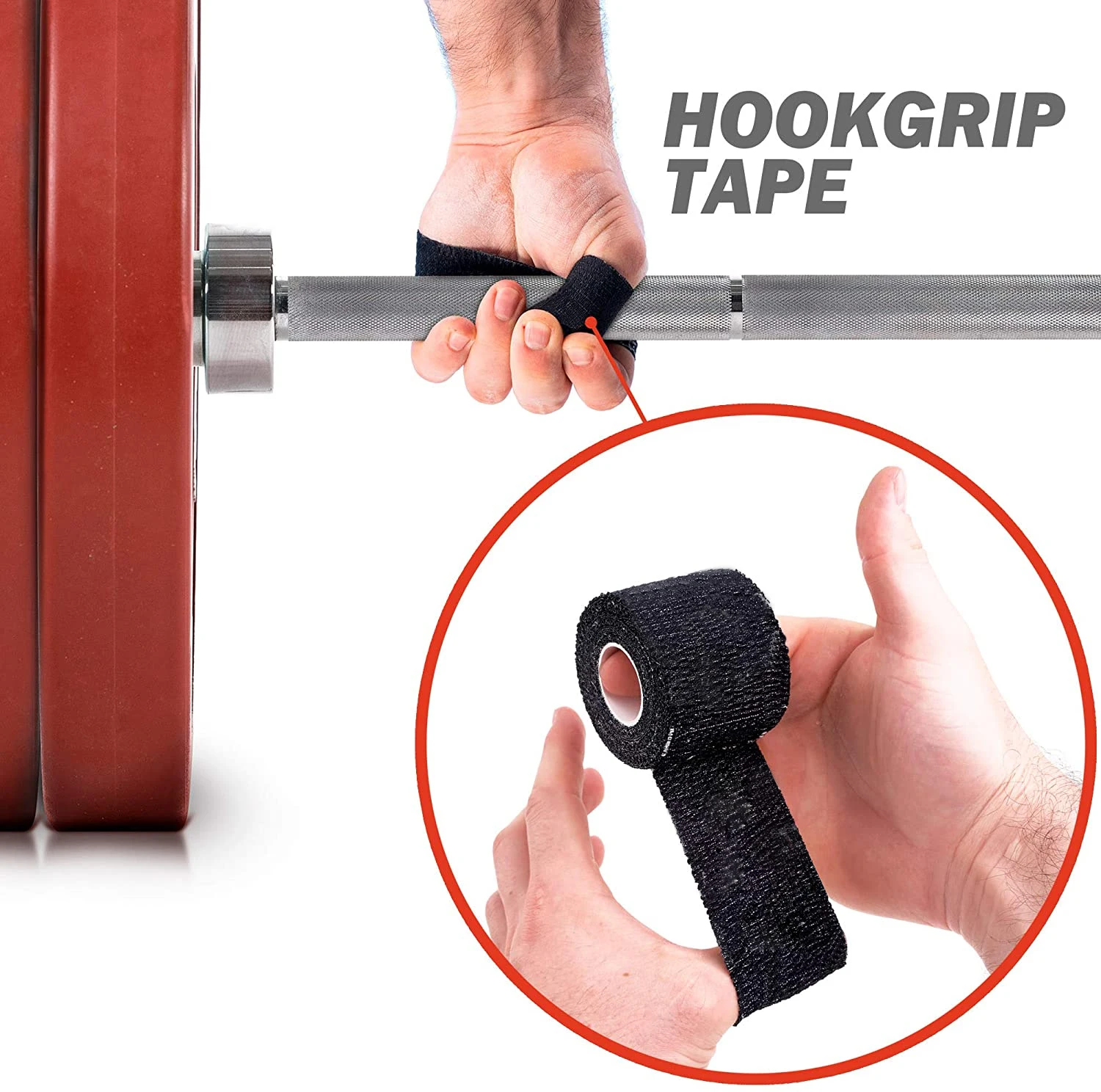 Lifting Thumb Tape for Weightlifting Tape Powerlifting Strength Deadlift Training Hook Grip Tape for Crossfit