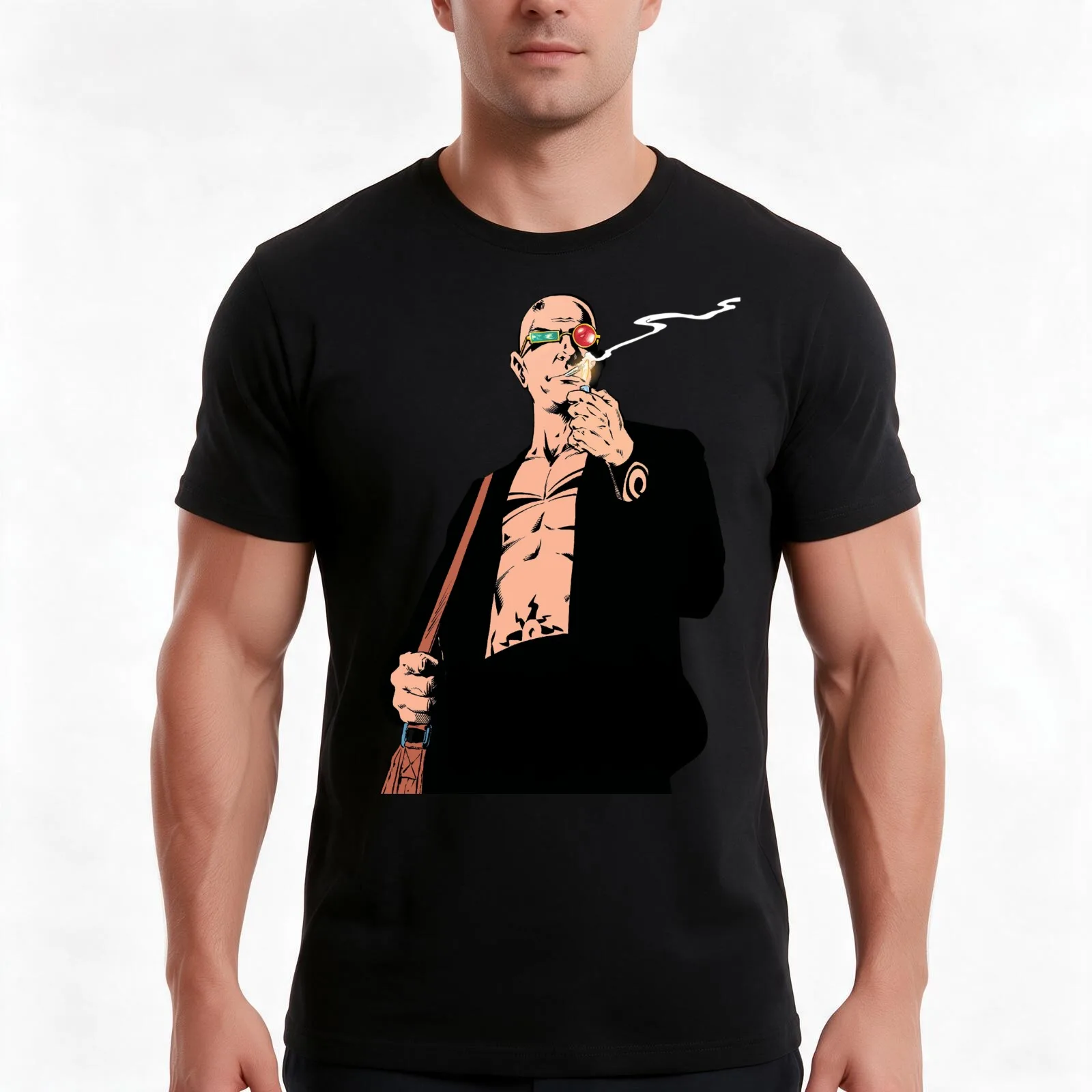 transmetropolitan,spider jerusalem,spider,warren ellis,comic,vertigo,journalism T-Shirt, Summer Casual Cotton Tee, 100% Cotton