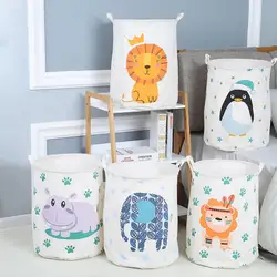 Cartoon Laundry Basket Folding Laundry Hamper Waterproof Toys Sundries Organizer Storage Baskets Cesto Ropa Sucia корзина для