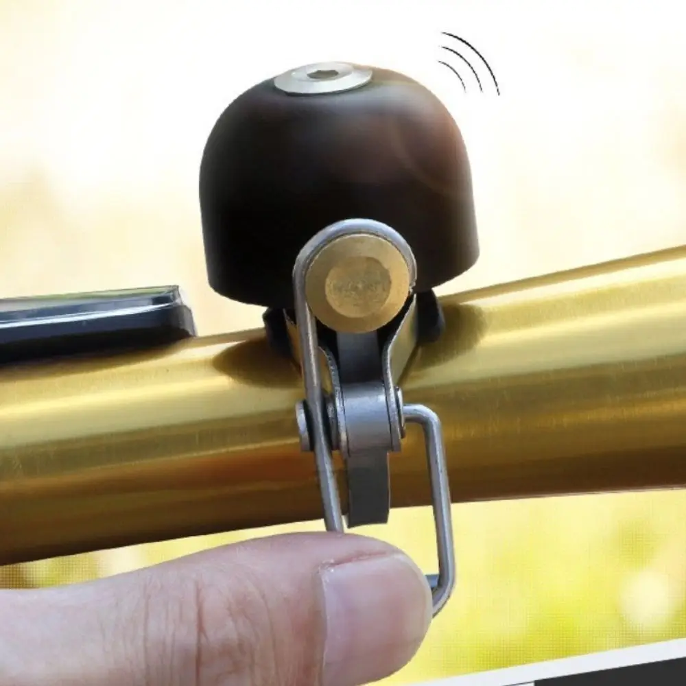 

Clearly Sounds Bicycle Bell Ring Steel Copper Safety Horn MTB Road Bike Retro Bell Small Bike Gadgets