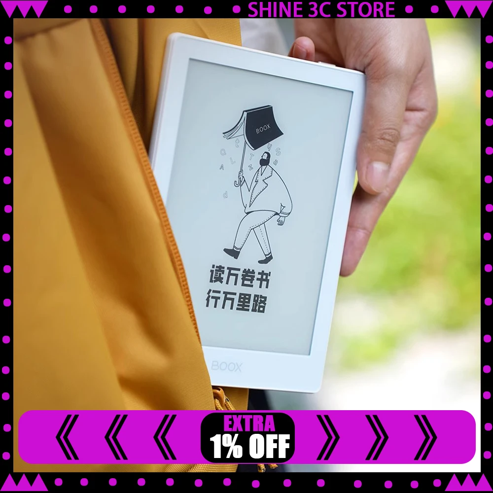 

BOOX Poke6 устройство для чтения электронных книг, устройство для чтения чернил, 6-дюймовая электронная бумага 32G, электронная бумажная книга, устройство для чтения экрана для защиты глаз