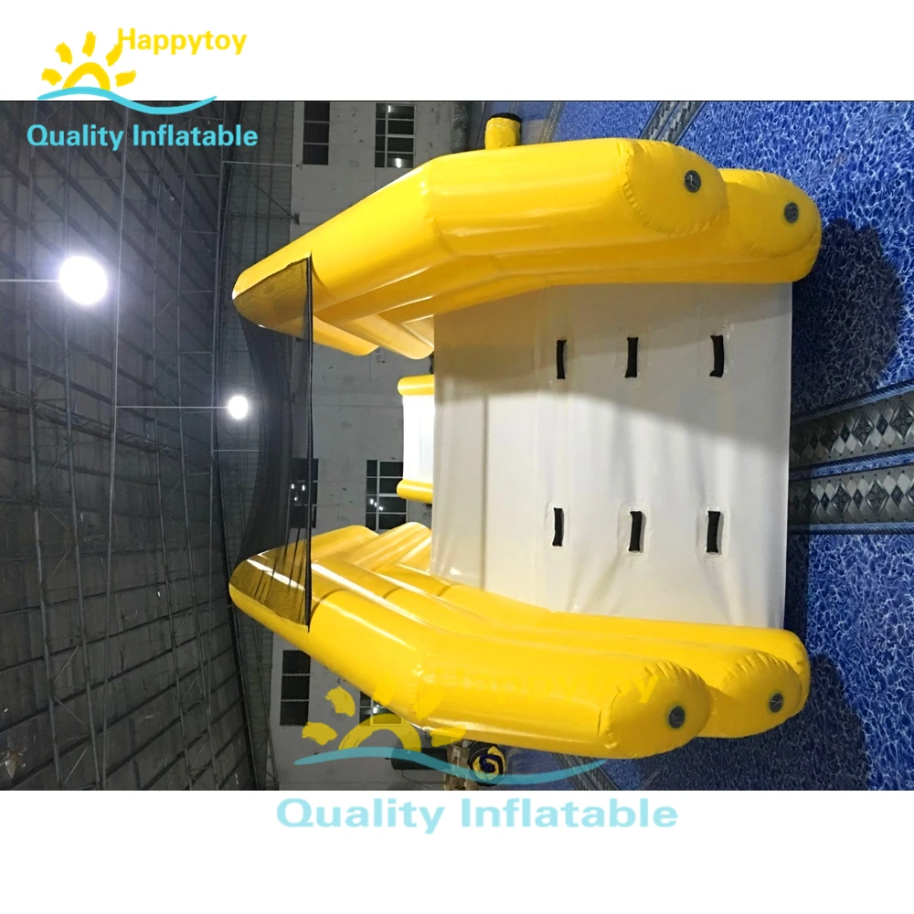 Air Sealed Luxury Yacht / Ferry Vessel Used Giant Inflatable Water Slide For Yacht , Yacht Inflatable Water Slide