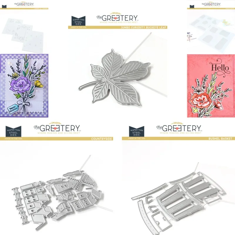 Slope Is Steep and Surrounded by Fences Cutting Dies Scrapbook Diary Decoration Stencil Embossing Template DIY Greeting Card