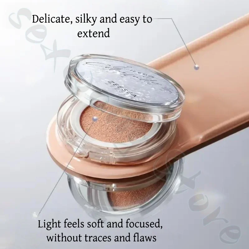 ZEESEA Piuma Filato Raso Chiaro Cuscino D'aria BB Cream Impeccabile Crema Per Il Trucco Nudo Pelle Anche Il Tono Della Pelle Migliora l'opacità 12g