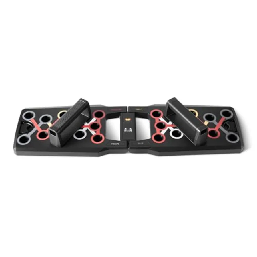 

Push Up Board, Black, 24-in-1 Multi-Position Training System for Upper Body Strength and Muscle Building Portable Home Gym Equi