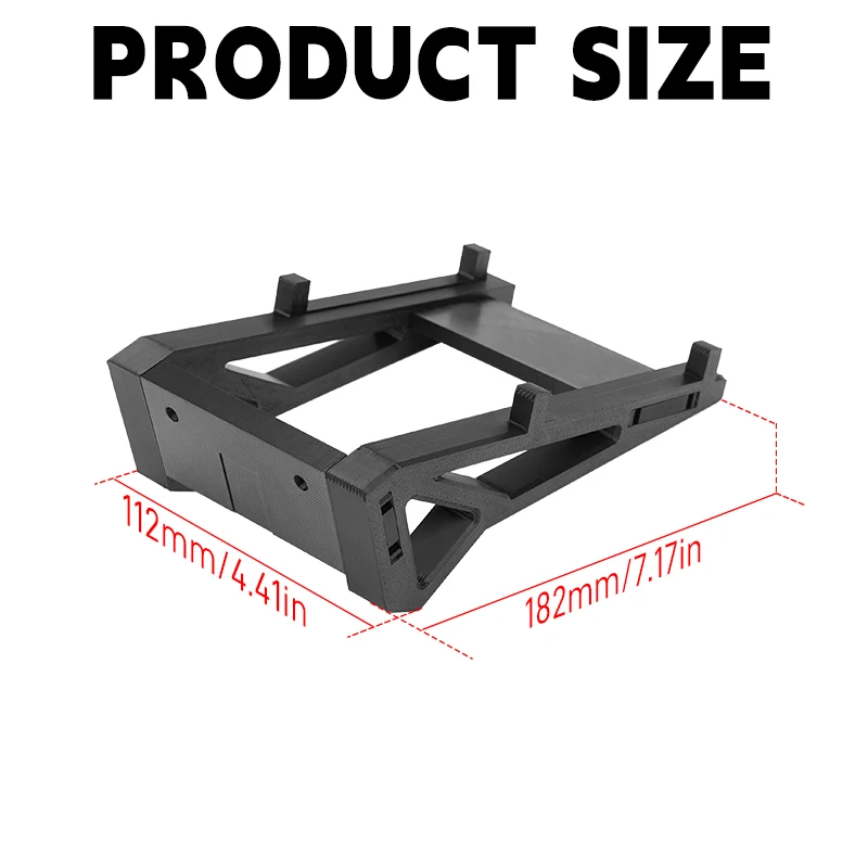 BUILDLY DIY Building Block Wall Display Bracket Wall Mount Holder for LEGO 42110 Technic Land Rover Defender view 4