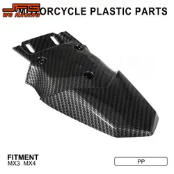 For TALARIA Short Rear Fender Mudguard Motorcycle Accessory Rear Splash Guard Carbon Fiber Pattern for TALARIA Sting MX3 MX4 MX5