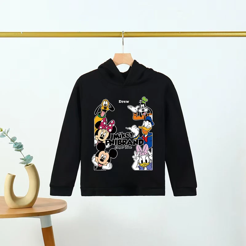 

McQueen Printed Hooded Sweatshirt Fashion Autumn Winter Women Casual Pullover Hoodies Cotton Clothing