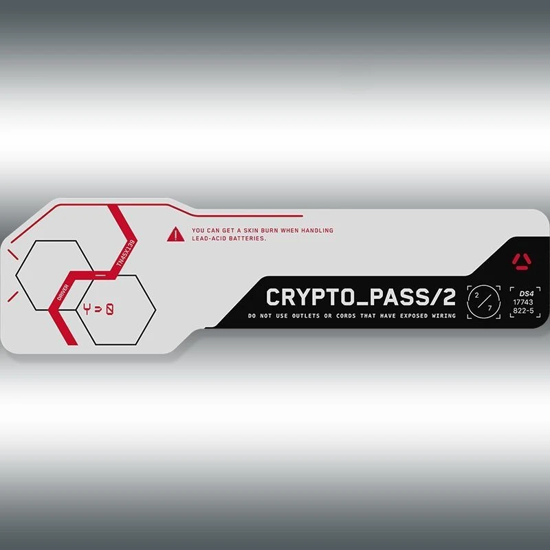 1 Stück Cyberpunk Mecha Warnhinweis-Aufkleber, Wasserfeste Selbstklebende Vinyl-Sticker für Gaming-PC, Laptop, Auto-Dekoration