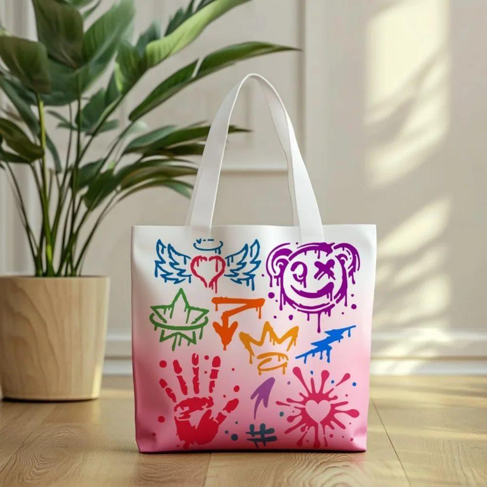 Graffiti Stencil for Painting 11.8×11.8inch Palm Star Arrow Heart Graffiti Stencil with Paint Brush Reusable Feather Crown view 4