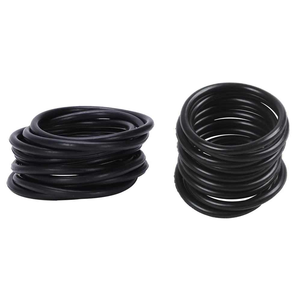 Trending 20 Pcs Mechanical Black Rubber O Ring Oil Seal Seals, 10 Pcs 45 X 3 mm & 10 Pcs 36 X 30 mm