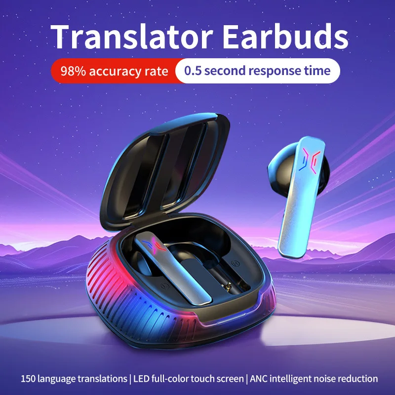 

New arrivalai translator b18 smart bluetooth headset translator simultaneous interpretation bluetooth call listening to music bl