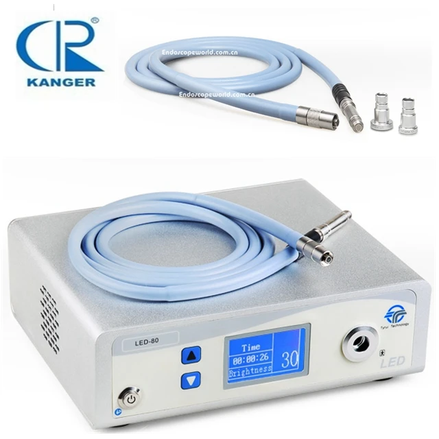 Medical endoscope led cold light source 80W for ENT,/cystoscopy,/hysteroscopy