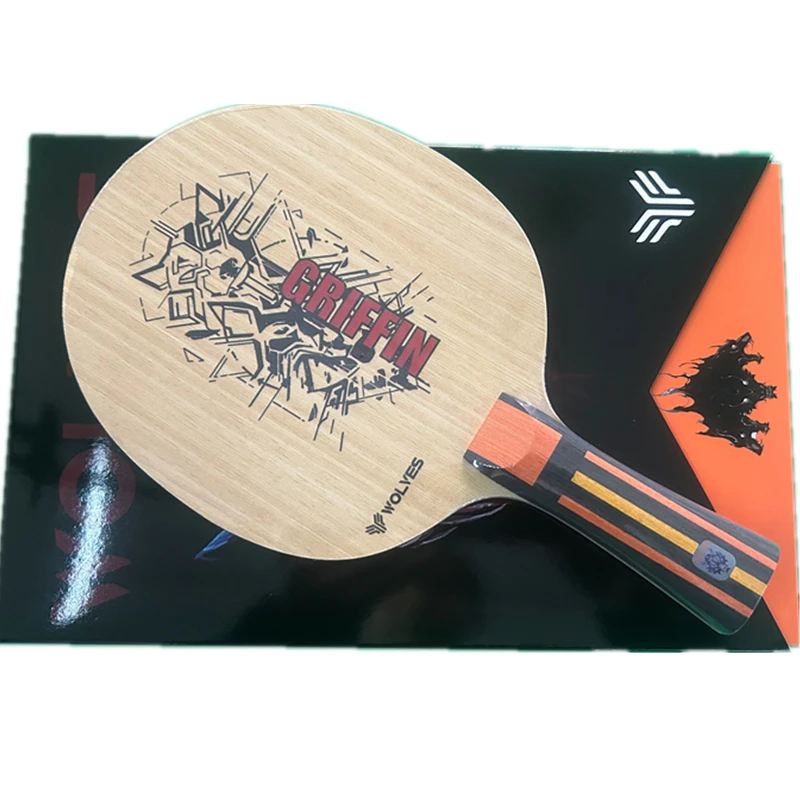 Stuor Wolf King Gold  Carbon External Table Tennis Blade Profession Table Tennis Racket Carbon Fiber Ping Pong High Quality