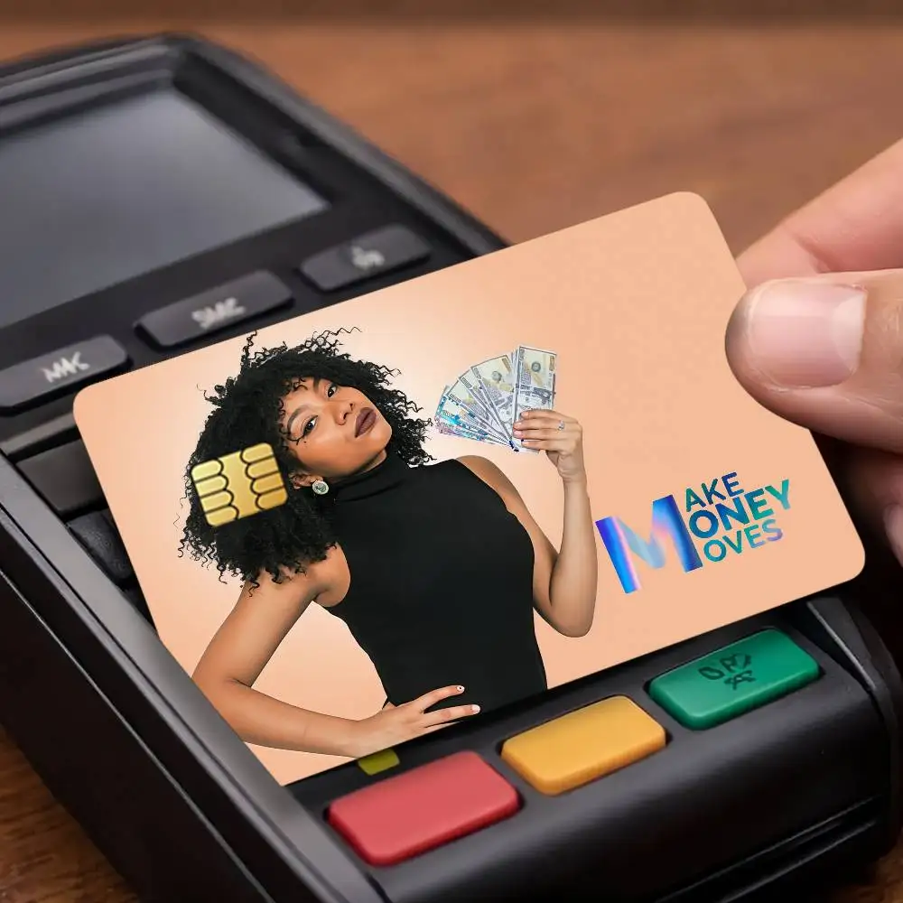 Singer R-RIHANNA Laser Reflective Card Skin Sticker For Debit Credit Card