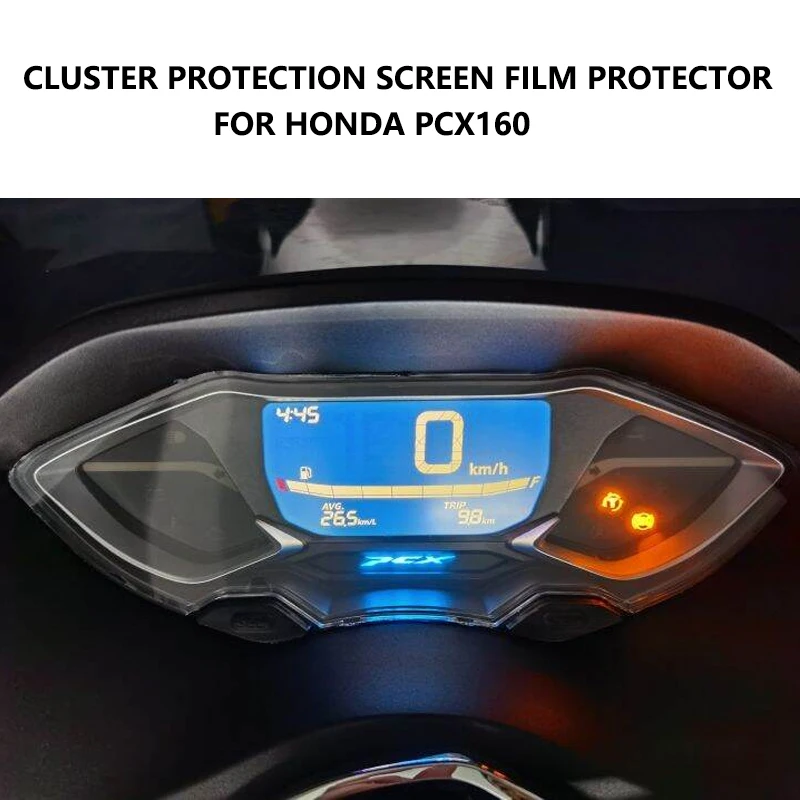

Для HONDA PCX125 PCX150 PCX160 PCX 125 PCX 150 PCX 160 мотоциклетный спидометр, защита кластера от царапин, защитная пленка для экрана