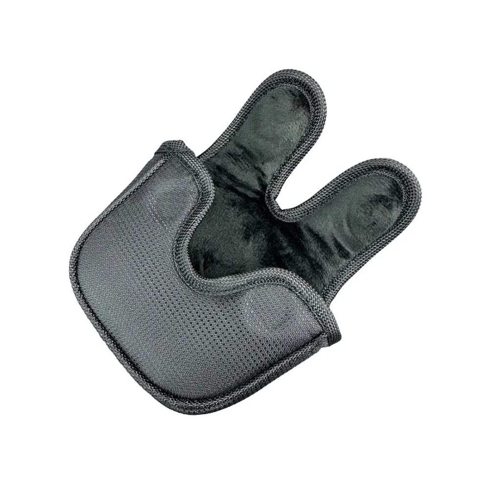 Dual Snap Closure Putter Headcover Secure Retention Travel Protection Tarpaulin Construction for versatile Use Golf Accessory