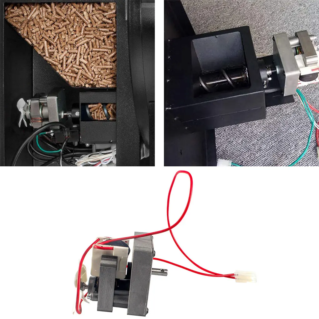 

Easy To Install 20 RPM Barbecue Auger Motor For Pi-tBoss Wood Pellet Grills Fuel Going Into Pot Replace Pellets