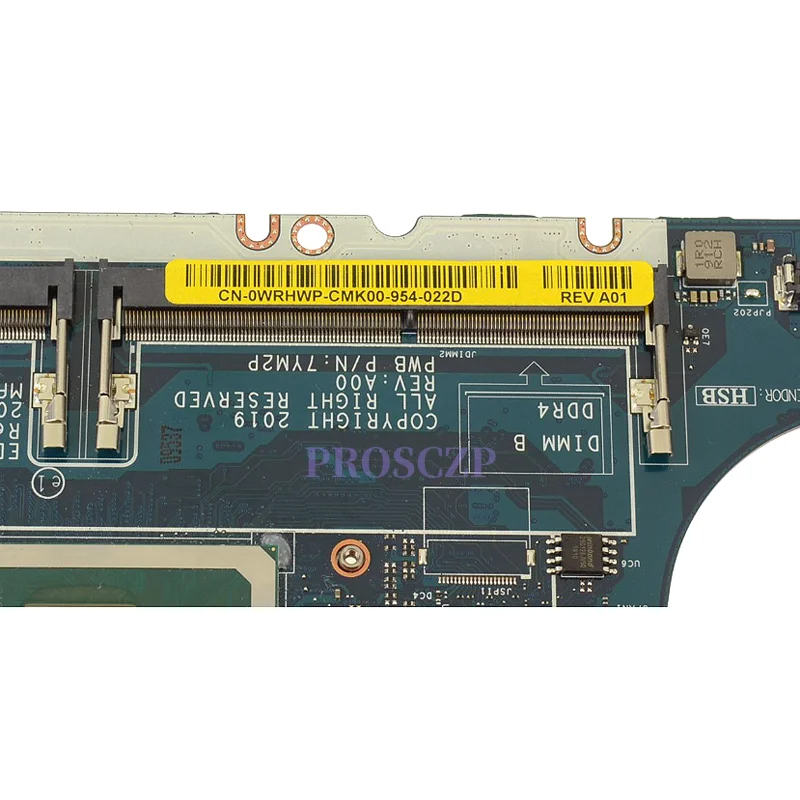 

Материнская плата для ноутбука Dell Latitude 7400 6NNXD WRHWP WYXPY LA-G871P i5-8265U i5-8365U i7-8665U