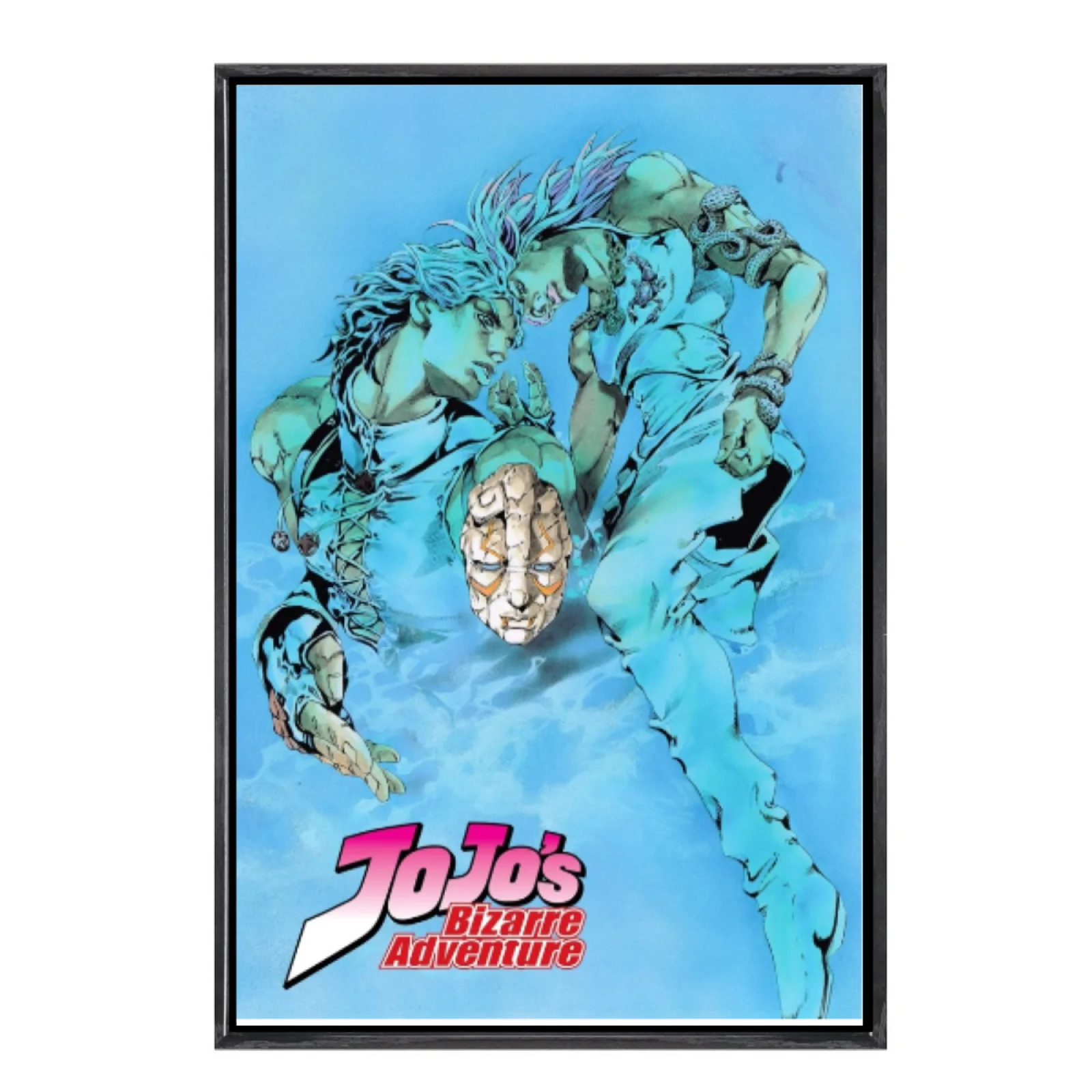 

Японская манга «Невероятные приключения Джоджо», многоразмерный холст, постер в двойной рамке, настенное искусство, домашний декор, домашний декор