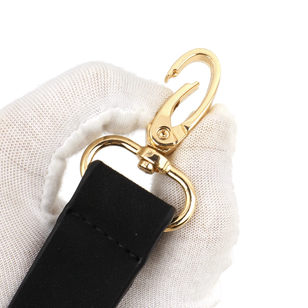 2 قطعة/المجموعة بو الجلود حقيبة صنع عدة حقيبة سوداء حزام الكروشيه سستة مع ثقوب للمحافظ حقائب كتف حقيبة كروسبودي الملحقات