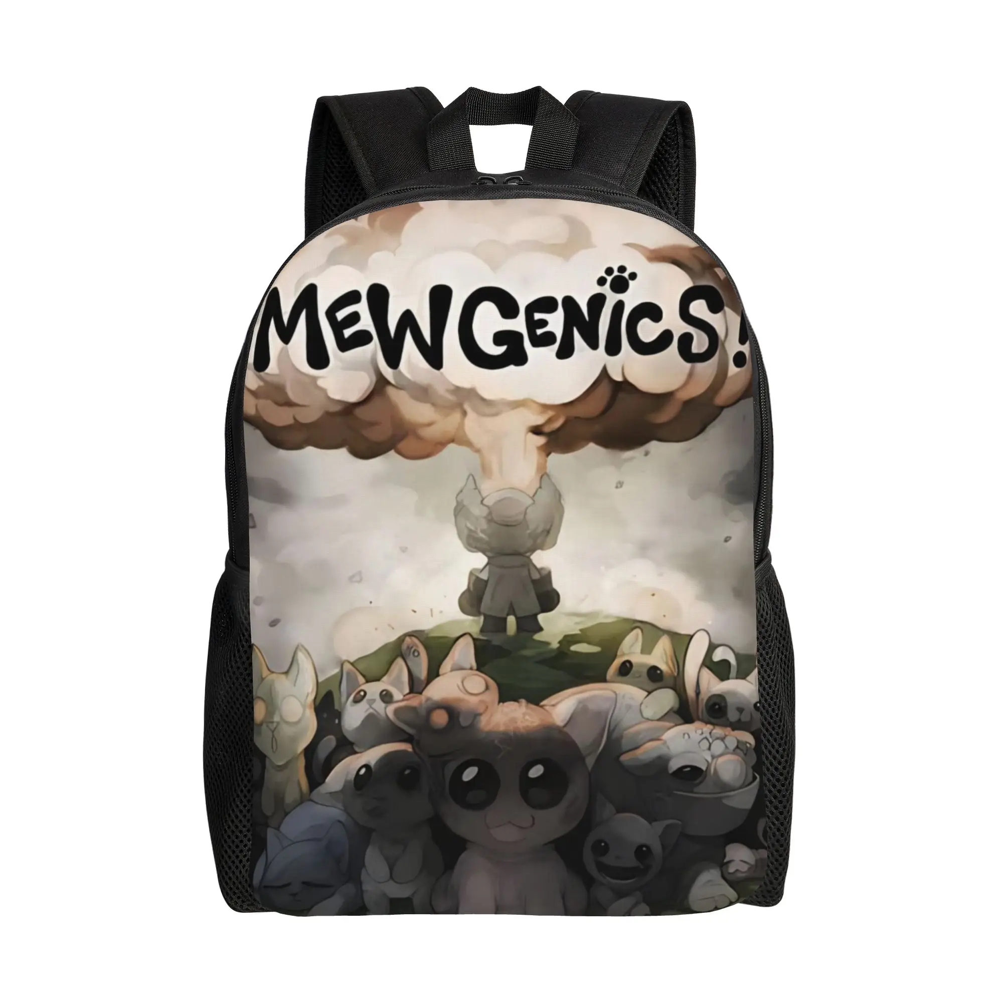 

Mewgenics Cartoon Animal Backpack for Men Women Teenage Student Business Daypack Laptop Canvas Bags Sports