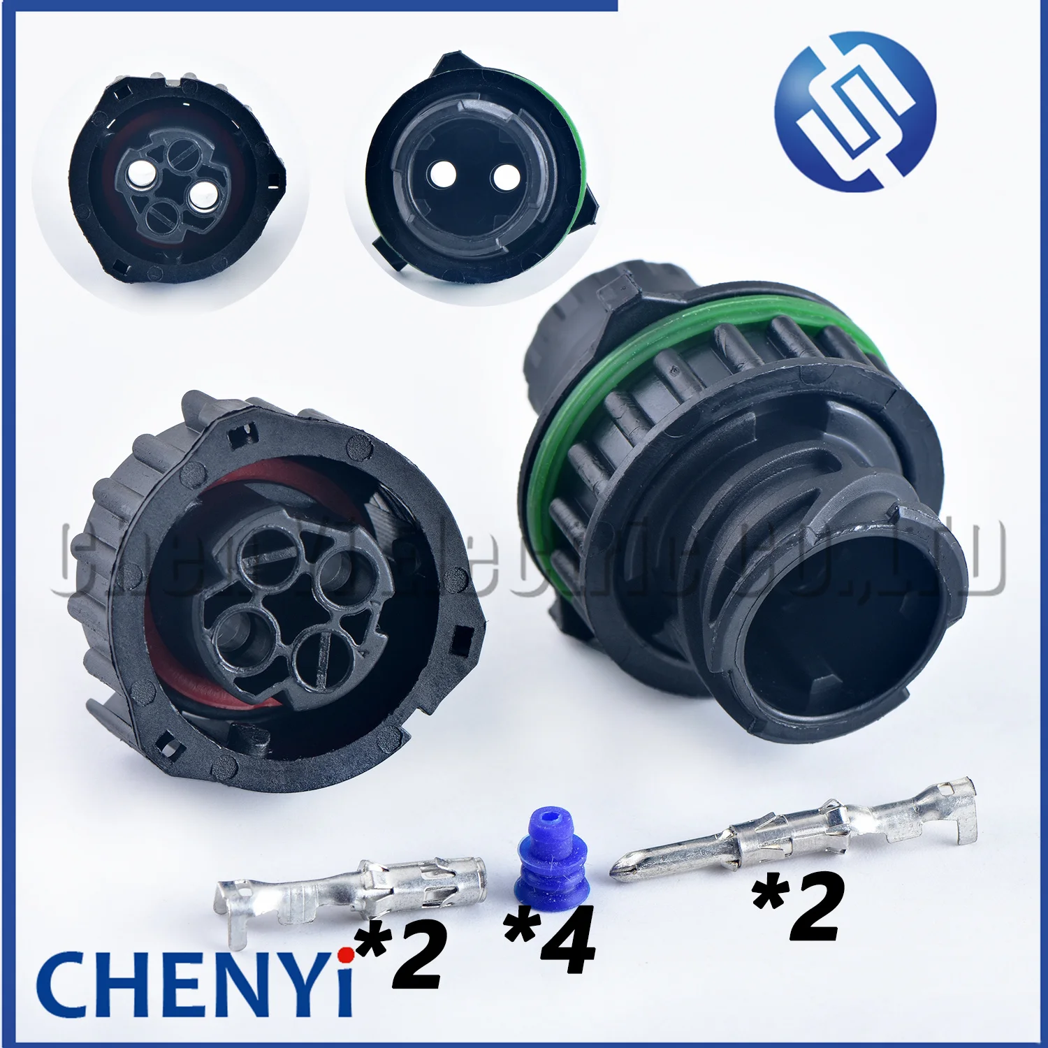 2 Pin Auto waterproof connector Truck Oil quantity sensor plug neutral and reverse gear sensor plug socket 1-967402-3 1-967325-3