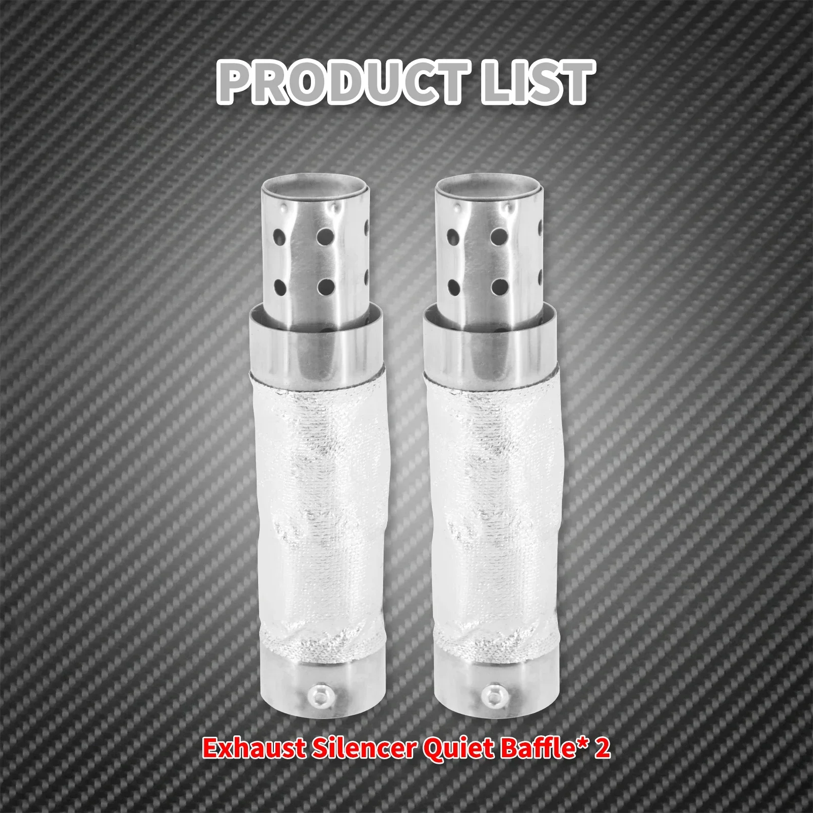 For Harley Sportster XL 1200 883 Touring Dyna Softail FL Motorcycle Exhaust Pipe Muffler Silencer 38-48mm Quiet Baffle Universal