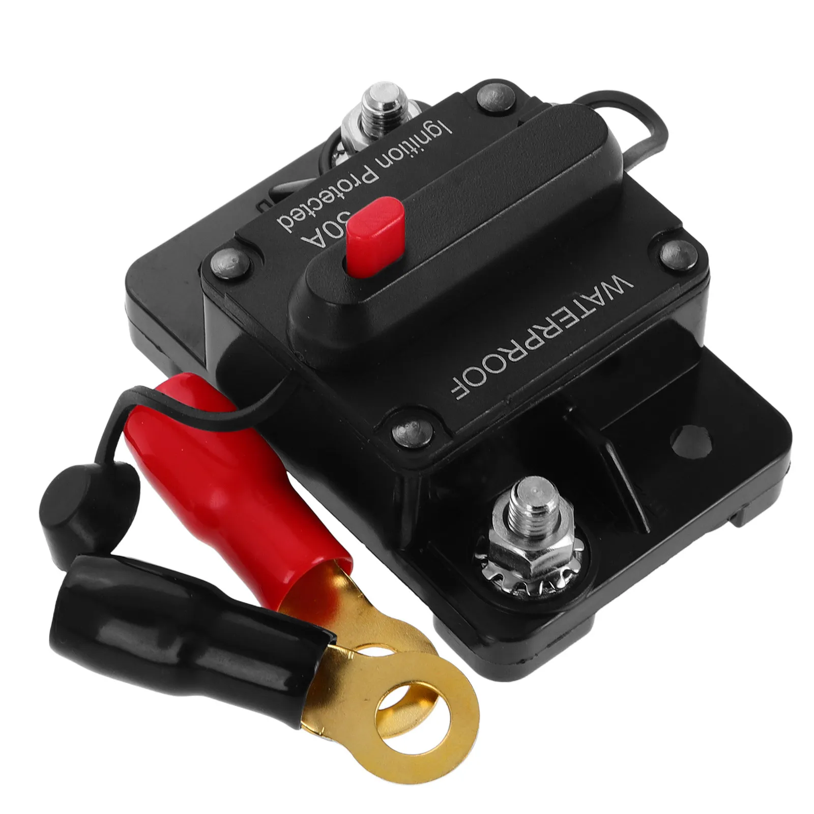 

Автоматический выключатель 30 А, 12В-48В DC, водонепроницаемый, для автомобильной аудиосистемы, блок предохранителей для морского транспорта, автодомов, лодок, солнечных панелей, троллинговых моторов