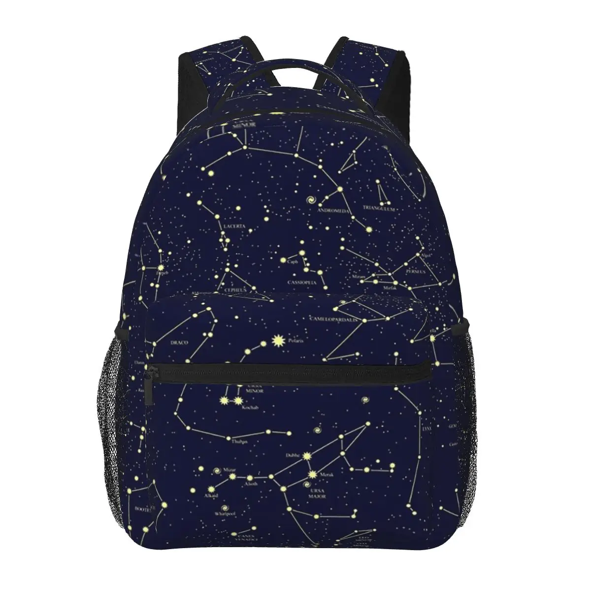 Night Sky Celestial Stars Zodiac Constellations Backpacks Boys Girls Bookbag Children School Bags Laptop Rucksack Shoulder Bag