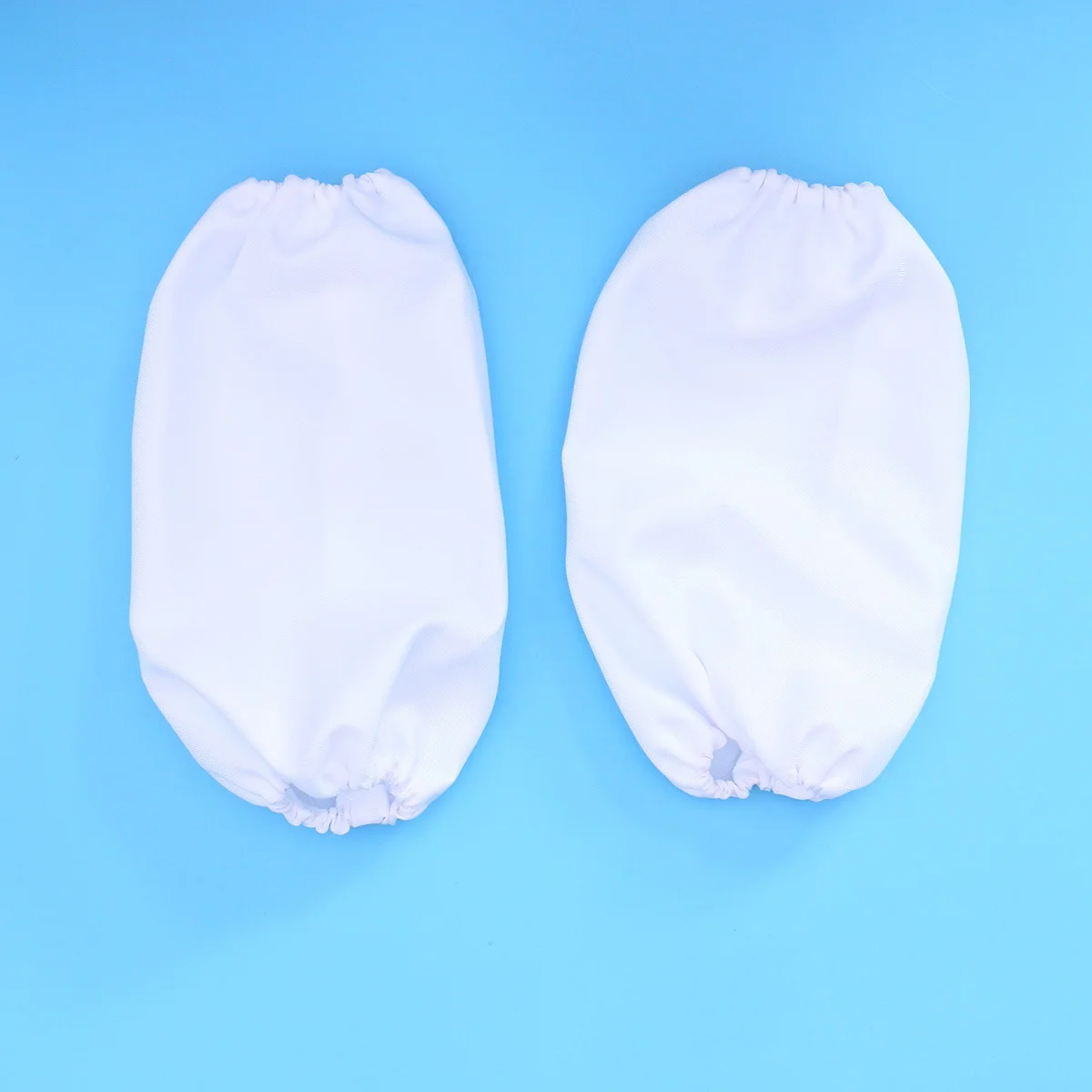 ชุดครัวเด็ก 3 ชิ้น ผ้ากันเปื้อนสีขาว หมวกยางยืด ปรับขนาดได้ พร้อมปลอกแขนสำหรับทำอาหาร