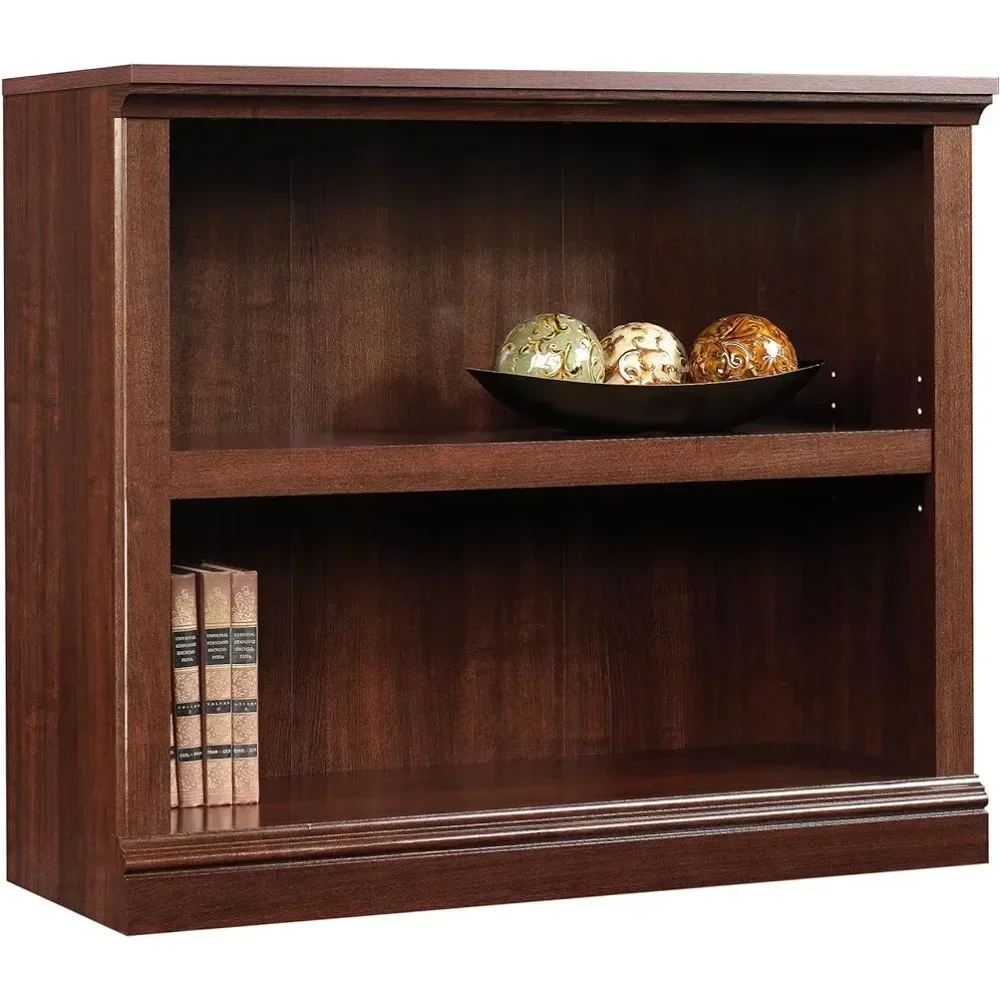 Storage 2-Shelf Bookcase/ book shelf, Select Cherry finish