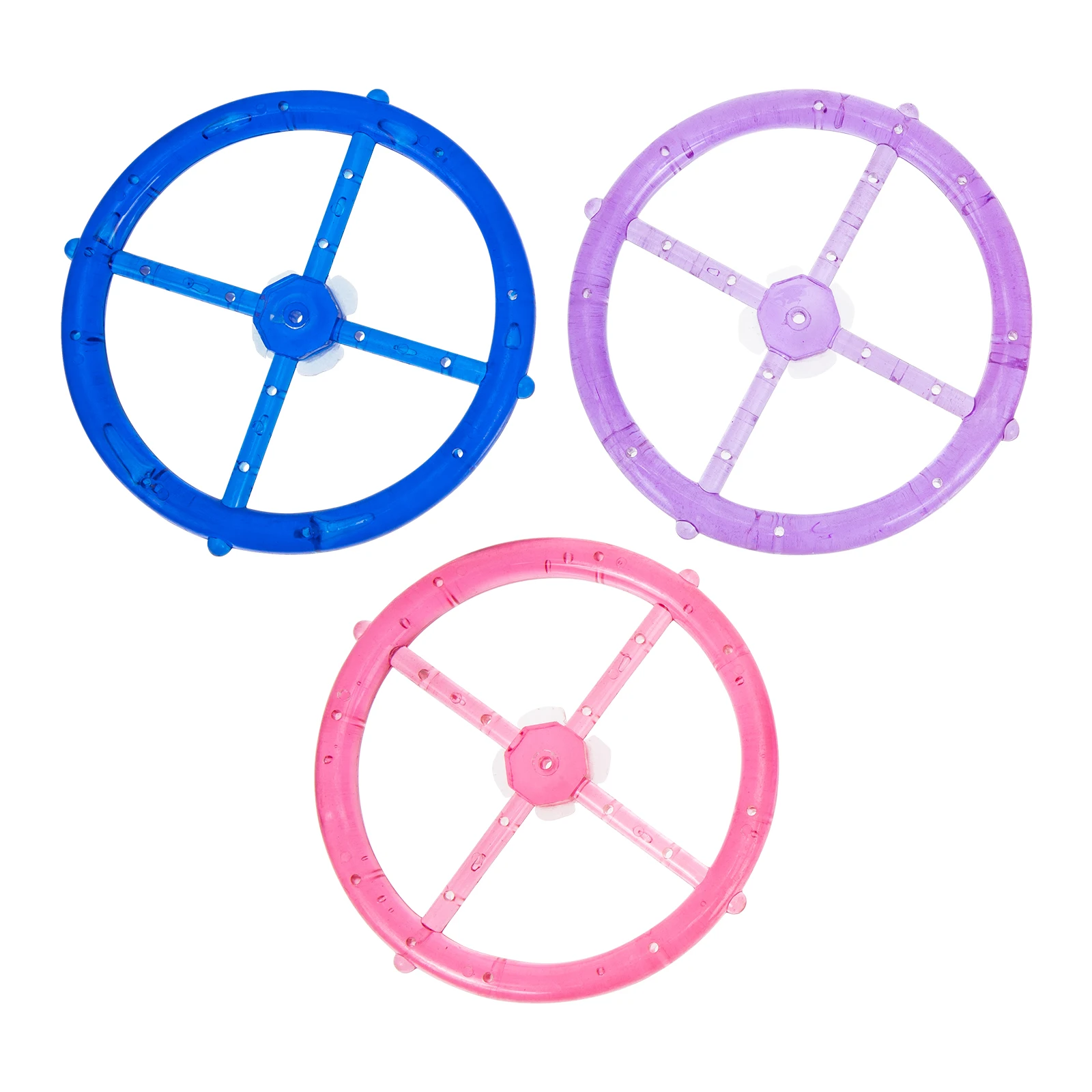 

3 Pcs Wind Chime Hat Diy Ring Windchime Circles Chimes Rings Craft Commemorate Child