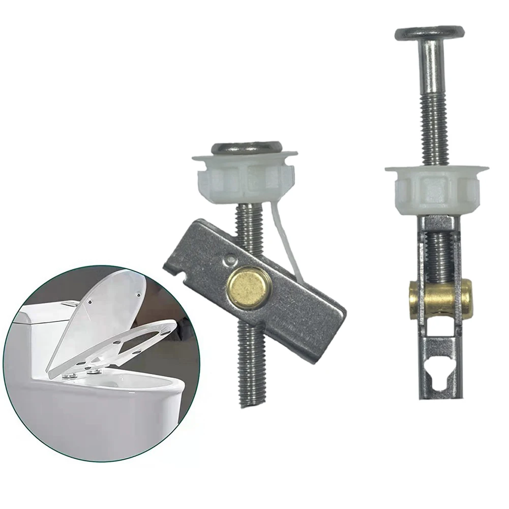 Bathroom Renovation Stainless Steel Bolts Compatible Toilet Hinge Replacement Screws Compatible With Standard Toilets