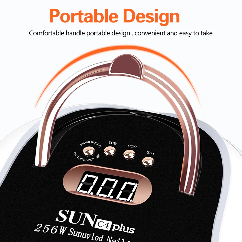 โคมไฟทำเล็บมือที่ตกแต่งเล็บเจลเครื่องเป่าเจลสำหรับมืออาชีพโคมไฟทำเล็บแบบเซ็นเซอร์อินฟราเรดสำหรับการบ่มยาทาเล็บทั้งหมดแห้งแบบมืออาชีพ