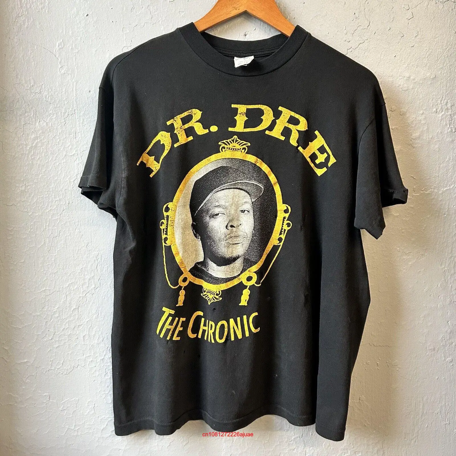 Vintage 90 s Dr Dre The Chronic T Shirt Size Large Rap Album Promo Hip Hop Music long or short sleeves