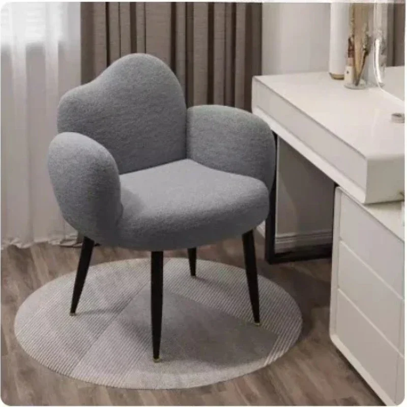 Makeup Stool Cream Wind Makeup Chair Girls Bedroom Light Luxury Simple Manicure Chair Dresser Stool