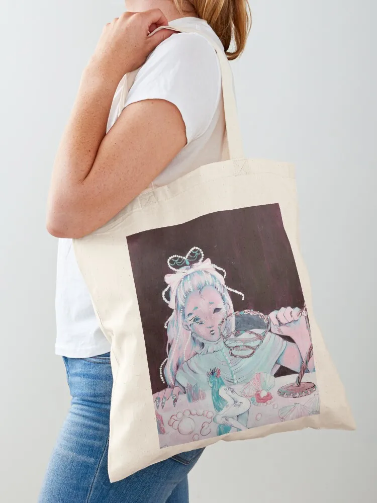 

Pearl Jewler Tote Bag hand bag Shopper bag university shopper Lady