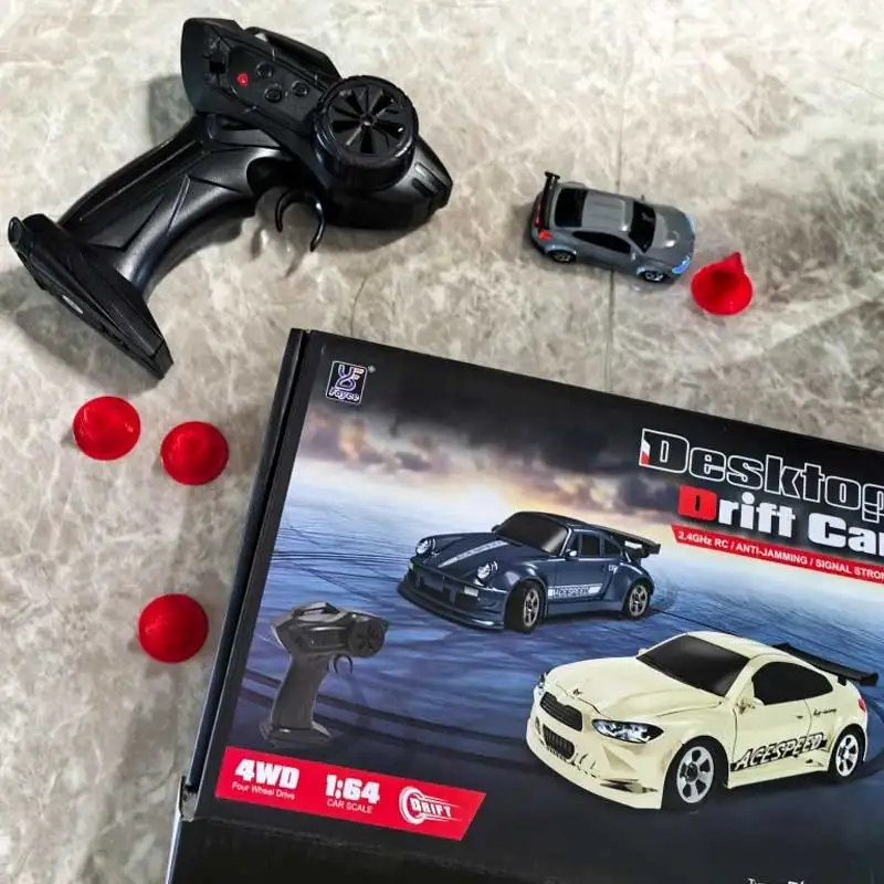 北風1-64デスクトップ4wdドリフトカーリモコンミニドリフトカーライトトイ