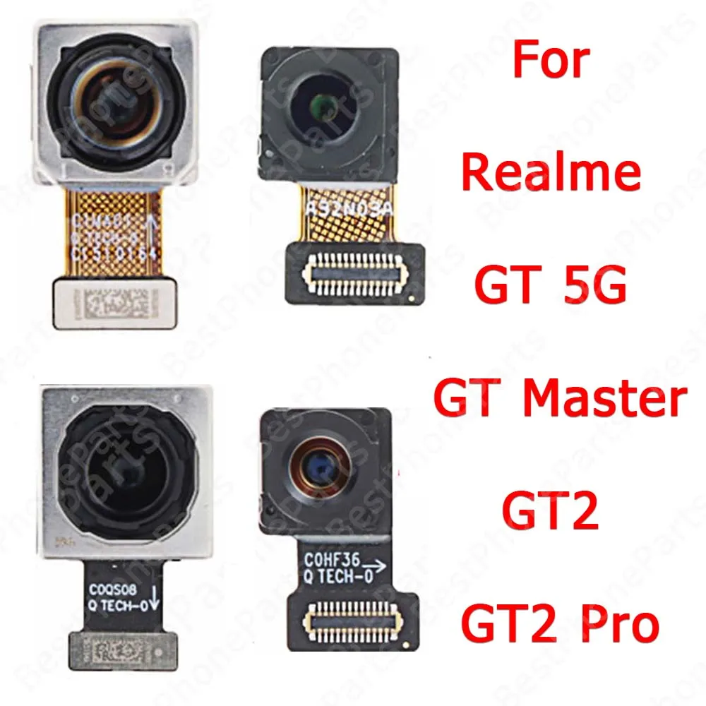 

Передняя большая задняя камера заднего вида для Realme GT 5G Master GT2 2 Pro модуль камеры заднего вида для селфи запасной гибкий кабель