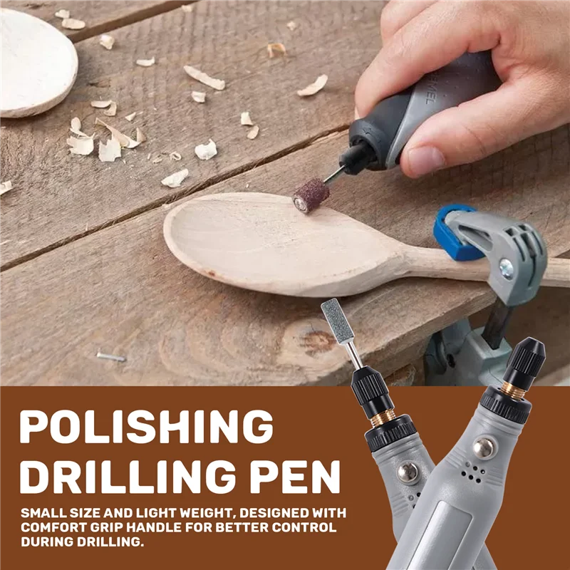 

ABKJ-10W Hobby Craft Mini Drill Grinder Rotary Tool Set Modeling Polishing Drilling