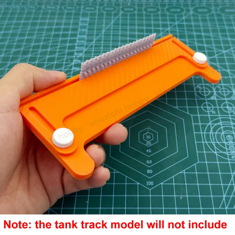 3D Printed PLA Tank Track Assembler for 1/35 Scale Tiger Tanks Model 3.3cm Max Clamping Width Armored Car Tracks Linking Tools