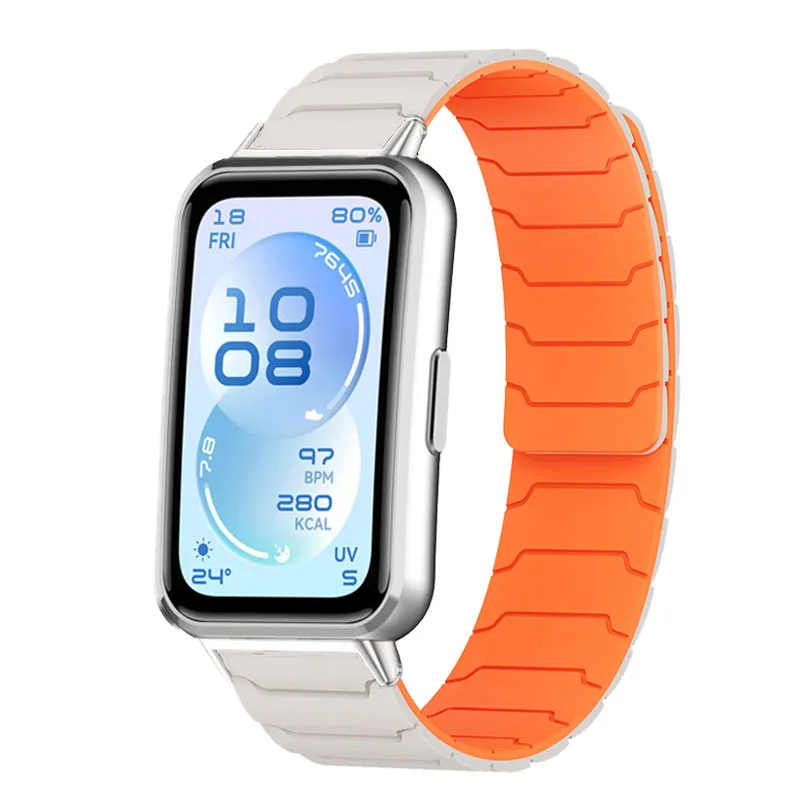Magnetic Silicone Straps for Huawei Band 11/11 pro Band Sport bracelet correa Huawei smart Band 11 pro smartwatch accessories